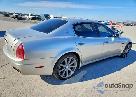 2007 Maserati Quattroporte M139 from USA, damaged, VIN ZAMFE39A370032603